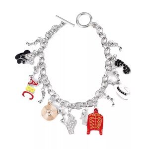 Michael Jackson Janet Jackson charm bracelet